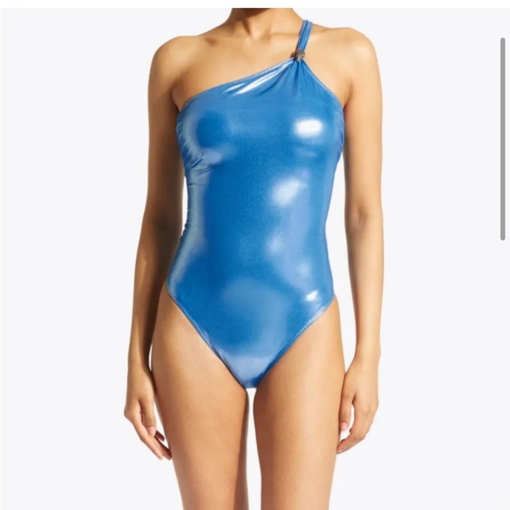 NWT Metallic Pink One-Piece Swimsuit